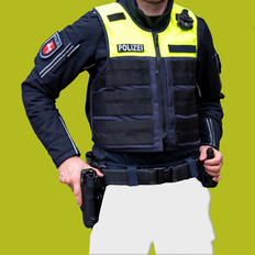 Symbolbild Polizist ohne Hose