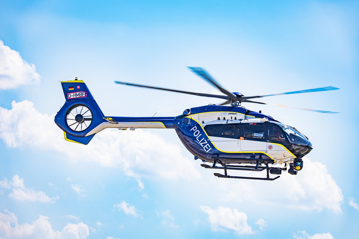 Hubschrauber, Polizeihubschrauber, Airbus