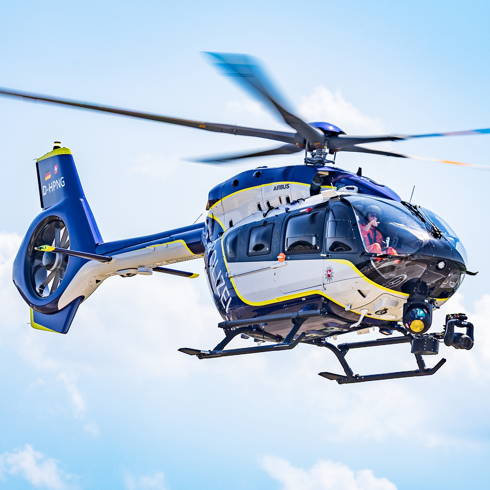 Hubschrauber, Polizeihubschrauber, Airbus